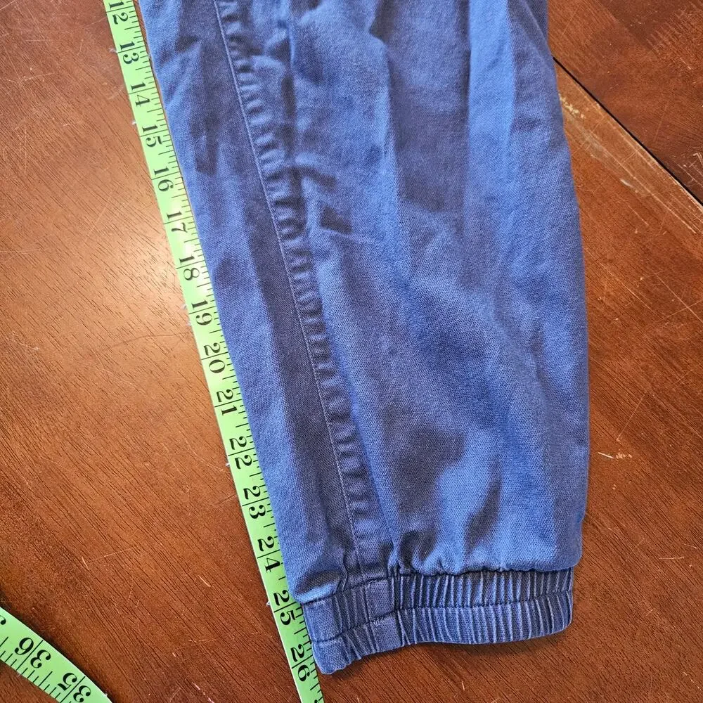 GAP ladies blue twill jogger pants - size large NWOT